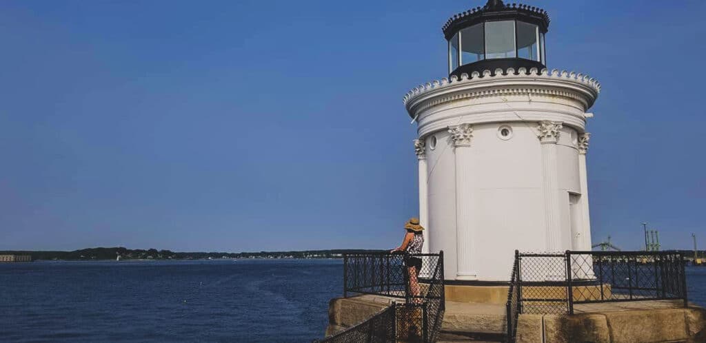 Portland Breakwater Light in Portland, Maine