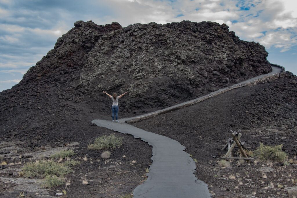Splatter Cones at Craters of the Moon National Park. Another location that 4th graders could visit free of charge with the Every Kid in a Park Pass. 
