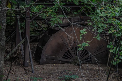 While on the trail look for the remains of an old lumber mill across the creek from the trail.