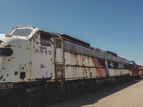 Abandoned Train: NJ Transit E-8 EMD E8(A)