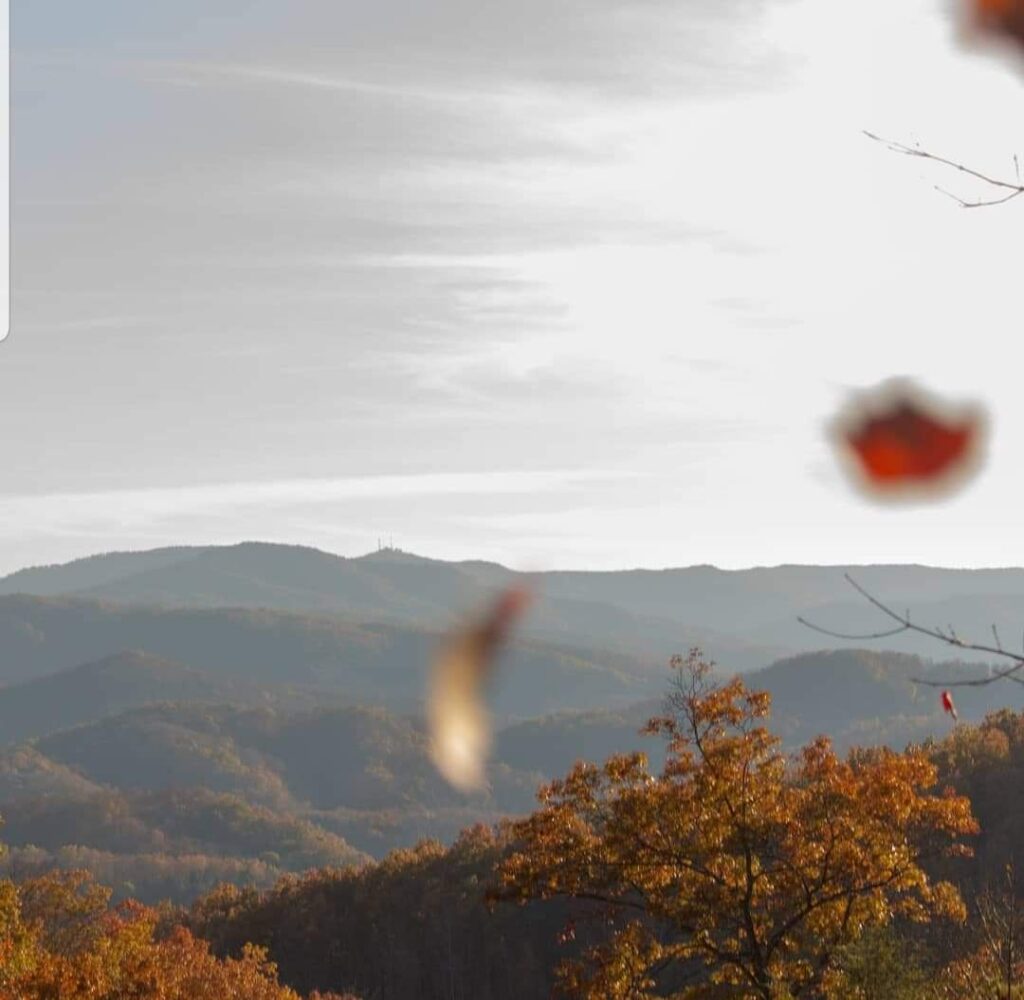 Fall Foliage in Kentucky- Pine Mountain State Resort Park. 